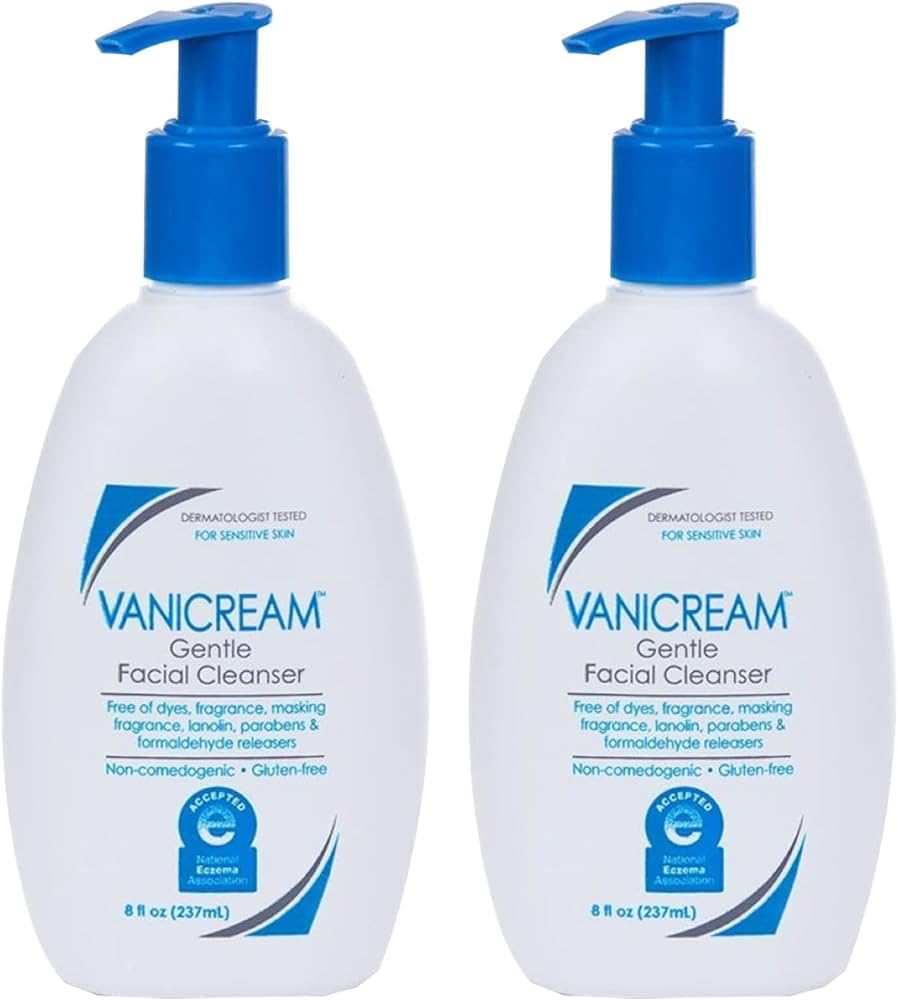 Vanicream Gentle Facial Cleanser, 8 Fl Oz (Pack of 2) Beauty & Personal Care Vanicream