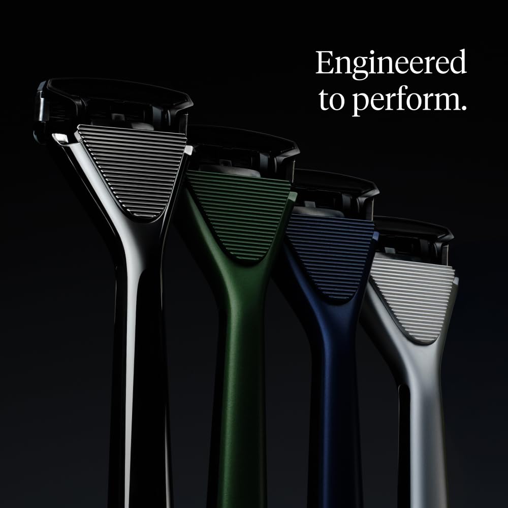 House of Atlas, Razors for Men - Mens Razors for Shaving with Handle & 2 Razor Blade Refills, 5-blade Precision Trim Edge, Smooth Close Shave Beauty and Personal Care House of Atlas