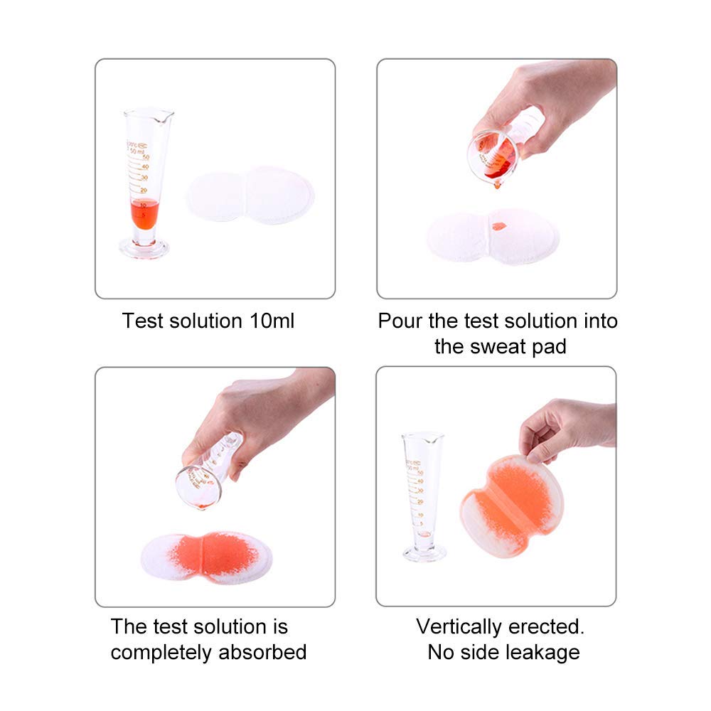 Underarm Sweat Pads for Women and Men Fight Hyperhidrosis [100PCS], CANAGROW Disposable Armpit Sweat Pads Comfortable Unflavored, Non Visible, Extra Beauty and Personal Care CANAGROW
