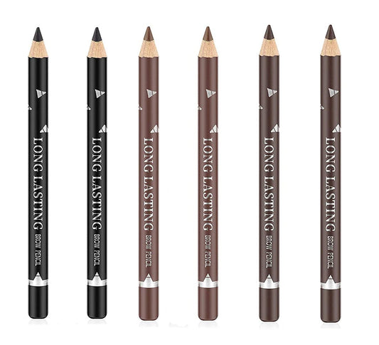 Go Ho 6 PCS Eyebrow Eye Liner Pencil Set,Easy to Color Sweatproof Eye Brow Pencil,Professional Long-lasting Eyeliner Gel Makeup Brow Tint Pen,3 Beauty & Personal Care Go Ho
