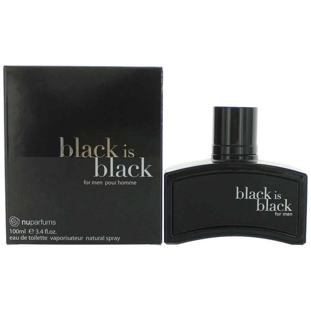 Nuparfums Black is Black for Men, 3.4 Ounce edt sprau (Pack of 3) Beauty & Personal Care Nuparfums