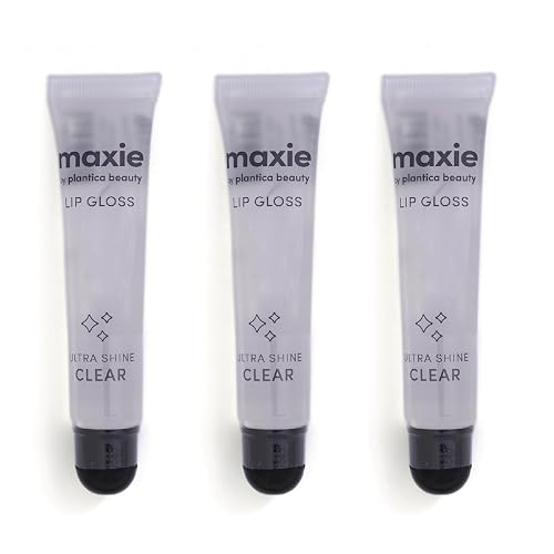 Maxie by Plantico Beauty Clear Lip Polish bulk (12 Pieces) CLEAR/ALOE (Original Clear, 3 PCS) Beauty & Personal Care MAXIE BY PLANTICA BEAUTY