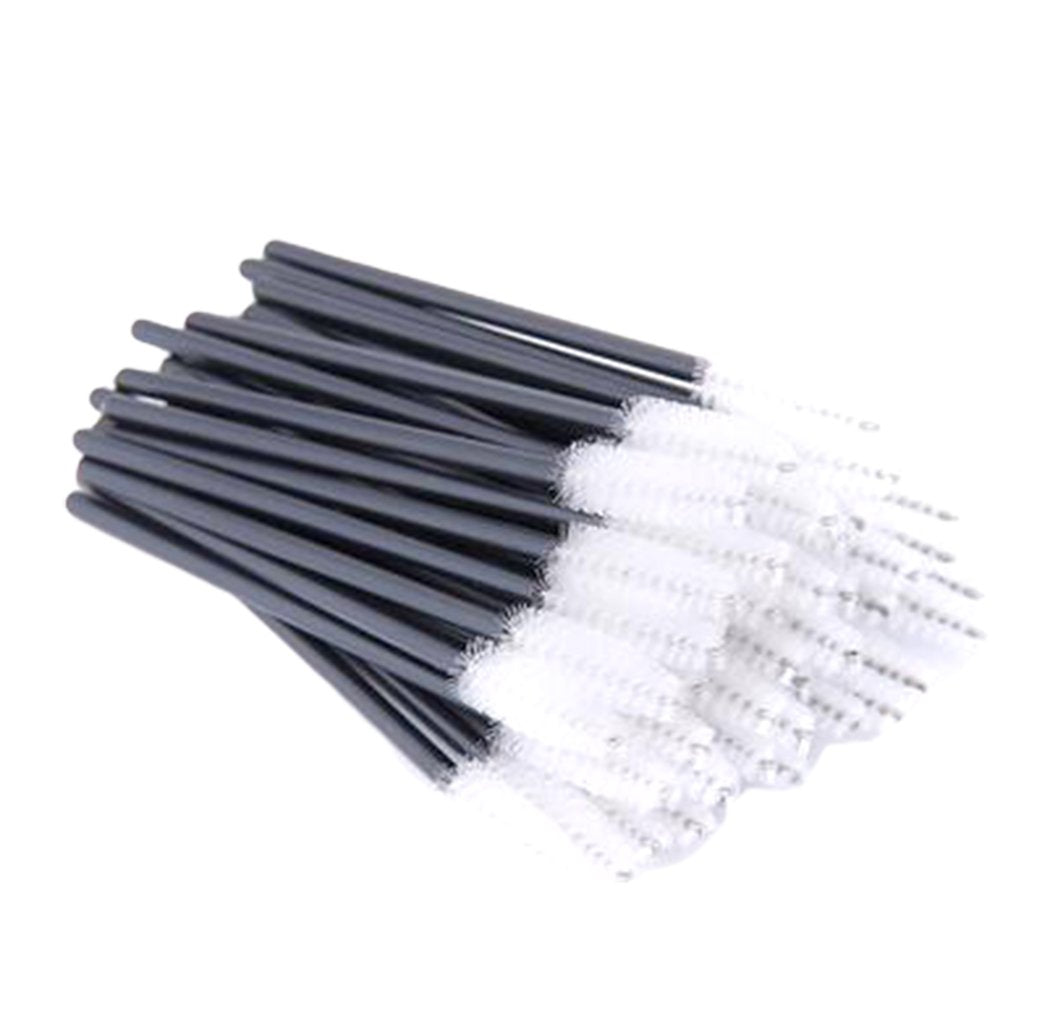 Xiaoyu 100PCS Disposable Mascara Wands Eyelash Applicator Eyebrow Brush - White Beauty & Personal Care XIAOYU