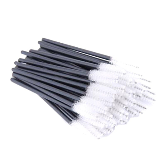 Xiaoyu 100PCS Disposable Mascara Wands Eyelash Applicator Eyebrow Brush - White Beauty & Personal Care XIAOYU