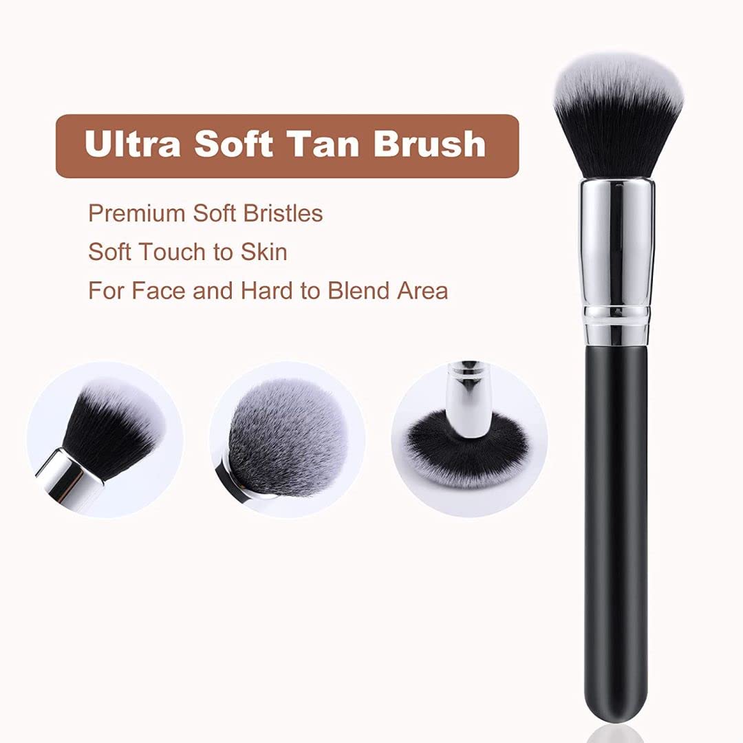 Sanfery 5-Piece Self Tanning Mitt Kit with Self Tanner Back Applicator, Self Tanning Brush, Exfoliating Mitt & Accessories for Flawless Tan Beauty & Personal Care Sanfery