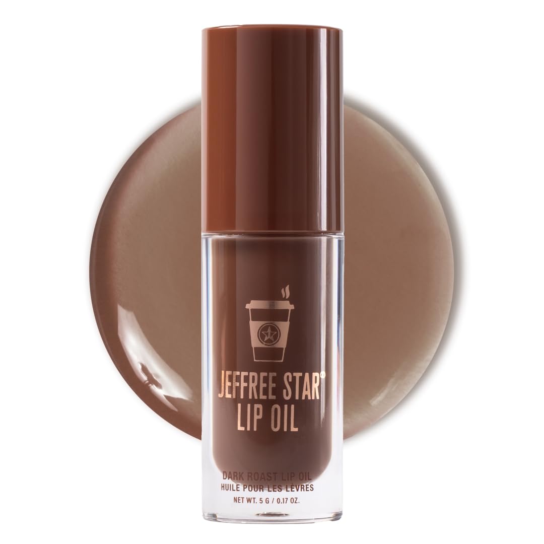 Jeffree Star Cosmetics Lip Oils, 0.17 oz, Moisturizing, Vegan, 5 Colors (Dark Roast) Beauty and Personal Care Jeffree Star
