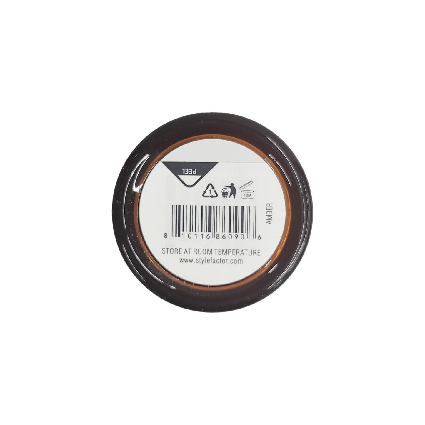 Style Factor Edge Booster Extra Strength and Moisture Rich Pomade 0.85oz Mini Travel Size (0.85oz, Pack of 1, Amber) Beauty & Personal Care Style Factor