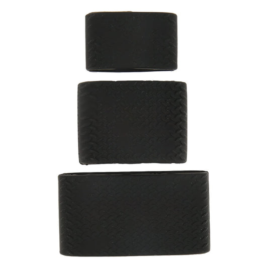 Estink Clipper Bands, Pack of 3 Professional Black Silicone Slip Heat Electric Clipper Protective Electric Clipper Bands for Salon Baber Tool Scissors Beauty and Personal Care Estink
