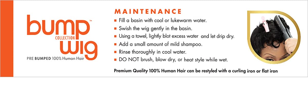 Human Hair Wig Sensationnel Premium Now Bump Fab Fringe (CHAMPAGNE)