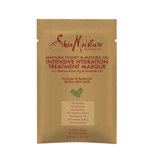 Shea Moisture Manuka Honey & Mafura Oil Intensive Hydration Treatment Masque for Unisex, 2 Ounce Beauty & Personal Care Shea Moisture