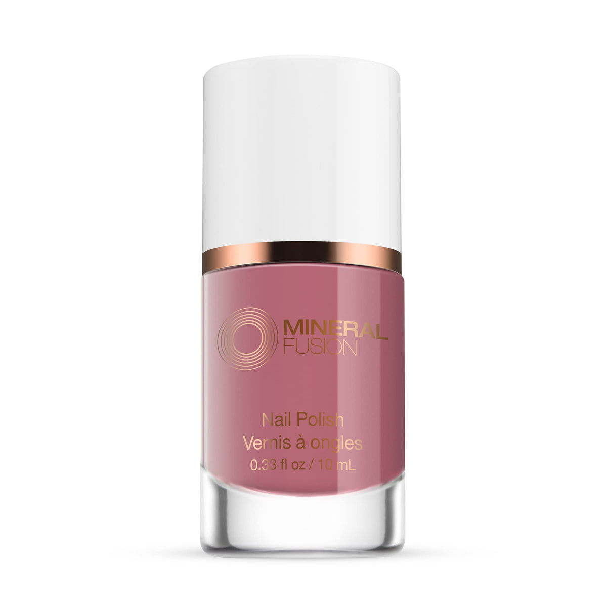 Mineral Fusion Nail Polish, Mauve Rose Pink, Flirtini Flirtini 0.33 Fl Oz (Pack of 1) Beauty & Personal Care Mineral Fusion