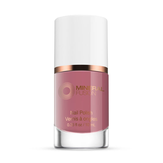 Mineral Fusion Nail Polish, Mauve Rose Pink, Flirtini Flirtini 0.33 Fl Oz (Pack of 1) Beauty & Personal Care Mineral Fusion
