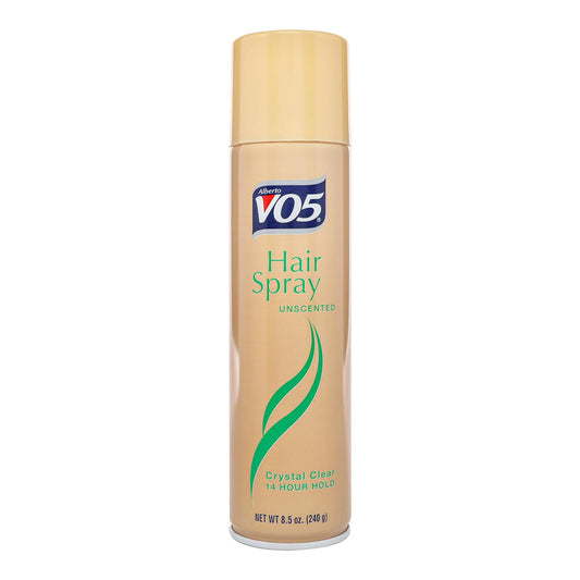 Alberto VO5 Crystal Clear Unscented Hair Spray - Volumizing Hair Spray for Styling - Frizz and Humidity Control - Clear Spray Formula - 8.5 oz Beauty & Personal Care Alberto VO5