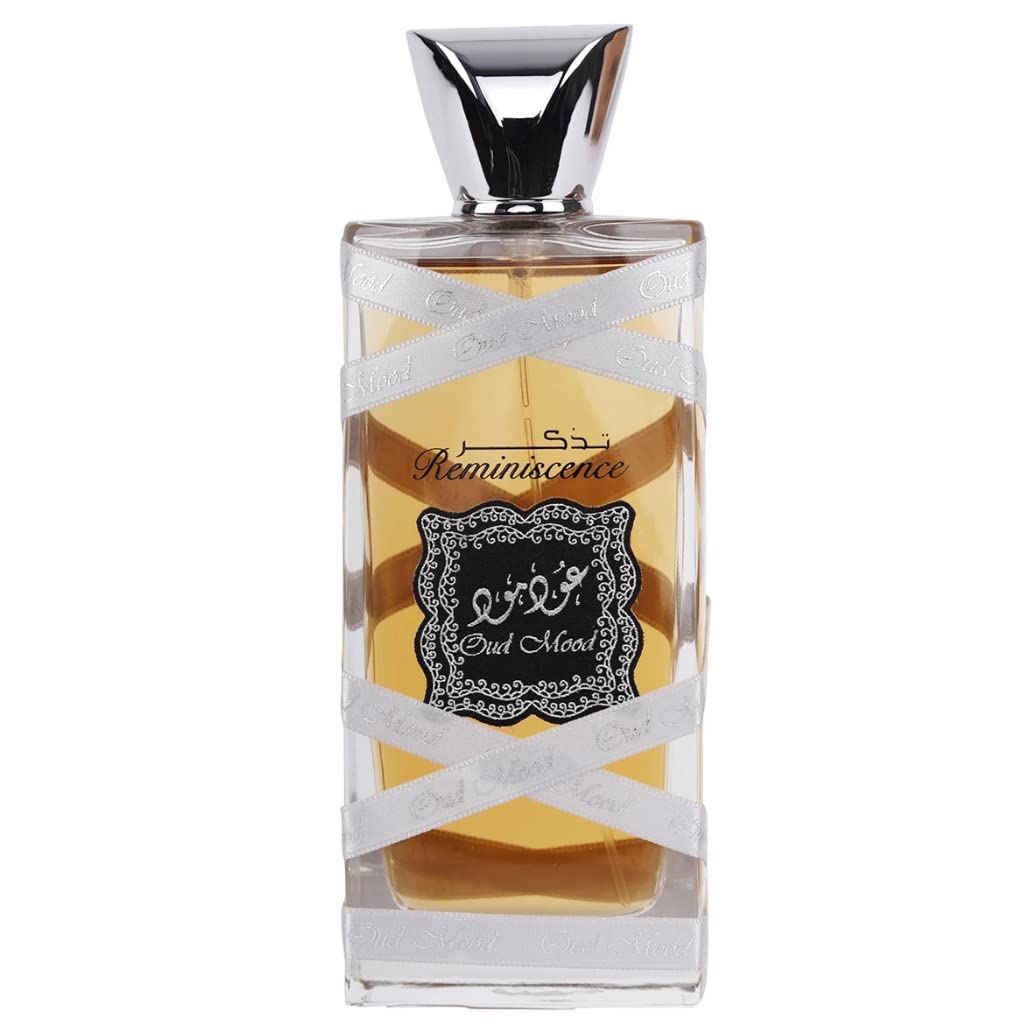 Lattafa Oud Mood Reminiscence for Unisex Eau de Parfum Spray, 3.4 Ounce Beauty & Personal Care Lattafa