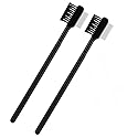 2Pcs Eyebrow Brush with Metal Teeth Eyelash Comb Separator Brow & Lash Shaper Makeup Grooming Tool for Eyelashes Extension and Eyebrow Shaper Supplies Beauty & Personal Care luzen