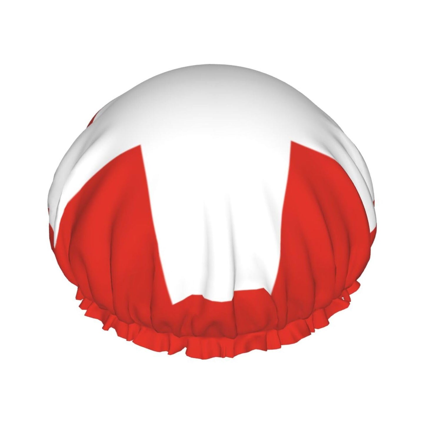 Switzerland Flag Prints Shower Cap Double Layer Lined Waterproof Bathing Shower Hat Beauty and Personal Care Hayyett
