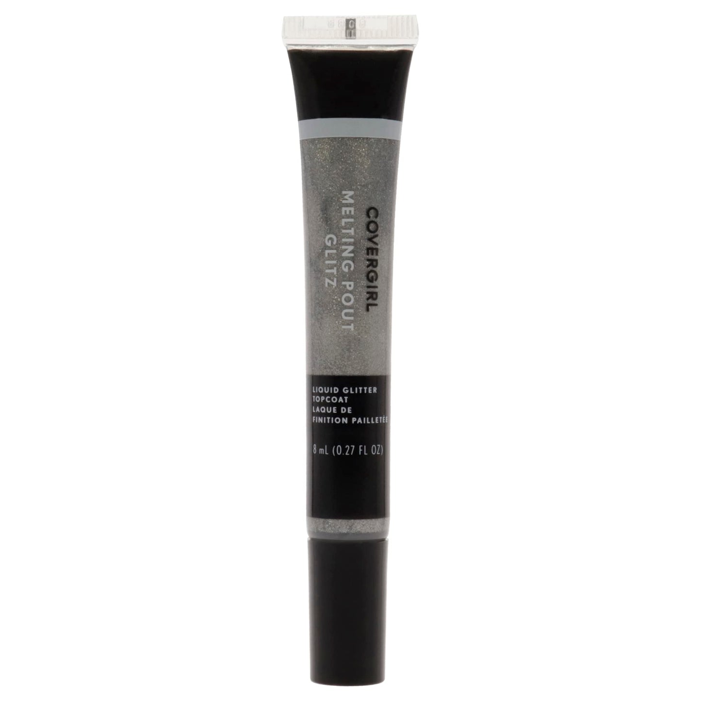 COVERGIRL Melting Pout Glitz Liquid Glitter Topcoat, Double Platinum, 0.02 Pound (packaging may vary) Beauty & Personal Care COVERGIRL