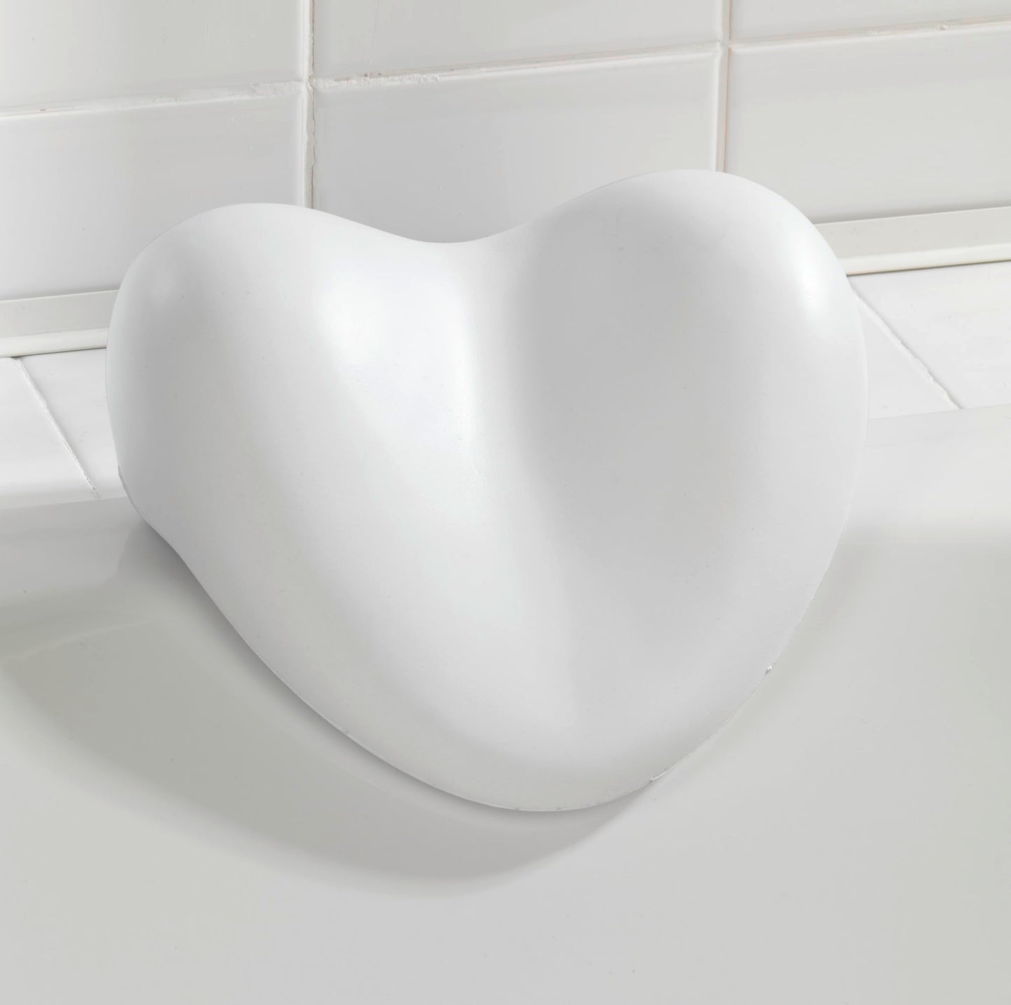 Wenko 18936100 Tropic 25 x 20.5 x 11 cm Soft-Plastic/Foam Bath Cushion for Head and Neck White Beauty and Personal Care WENKO