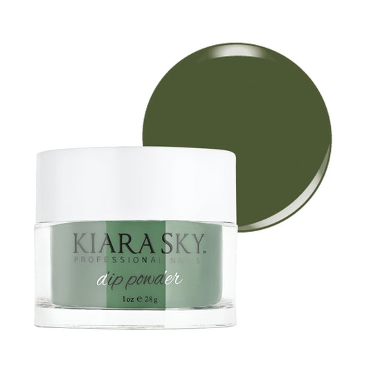 Kiara Sky Dip Powder Green Tones 1 oz, Hush Hush