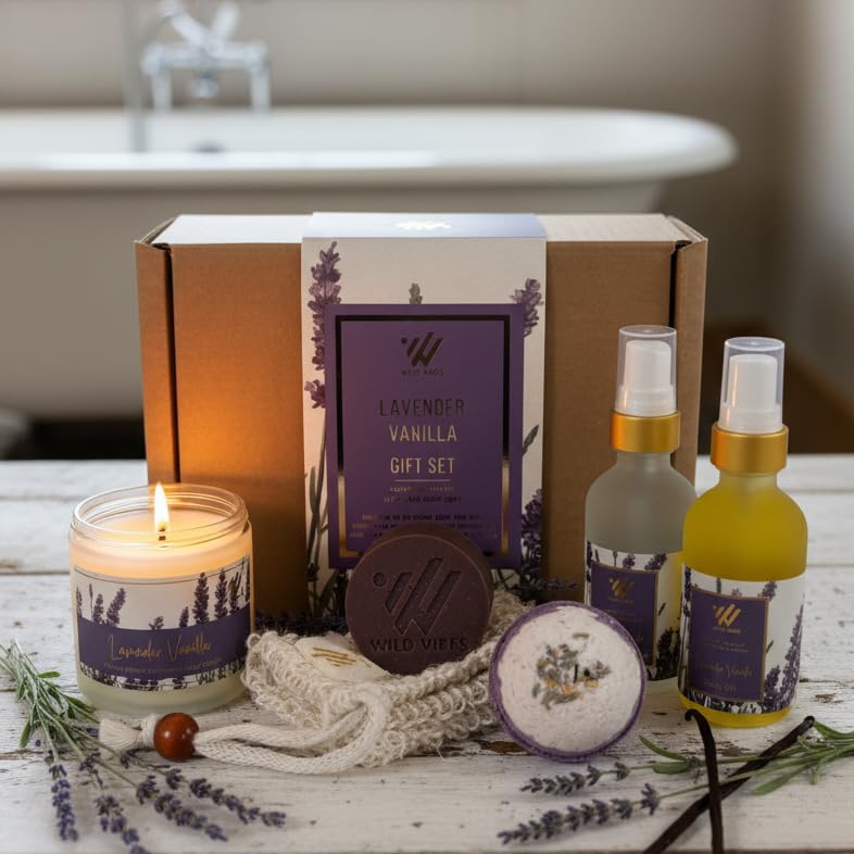 Wild Vibes Lavender Vanilla Gift Box Beauty & Personal Care Wild Vibes