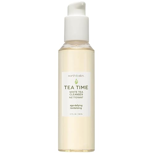 Earth To Skin Tea Time White Tea Face Cleanser - Antioxidant-Rich Daily Face Wash with Glycerin - 4.7 fl oz Beauty & Personal Care Earth To Skin