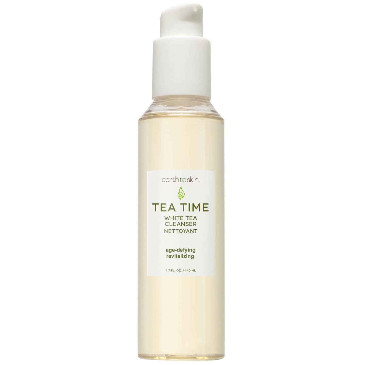Earth To Skin Tea Time White Tea Face Cleanser - Antioxidant-Rich Daily Face Wash with Glycerin - 4.7 fl oz Beauty & Personal Care Earth To Skin