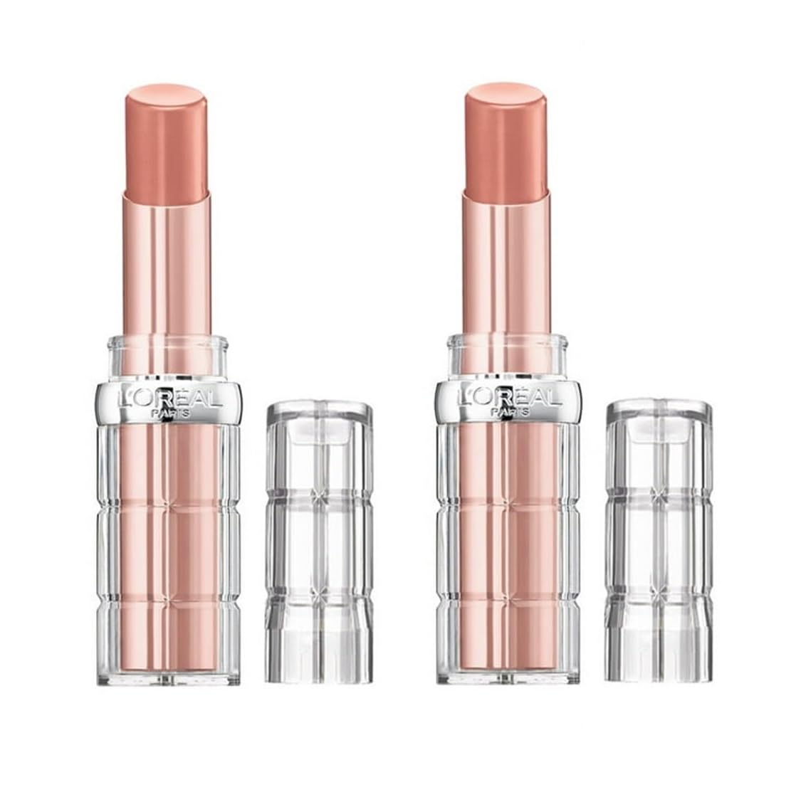 Pack of 2 L'Oreal Paris Colour Riche Plump and Shine Lipstick, Coconut Plump 107 Beauty & Personal Care L'ORÉAL