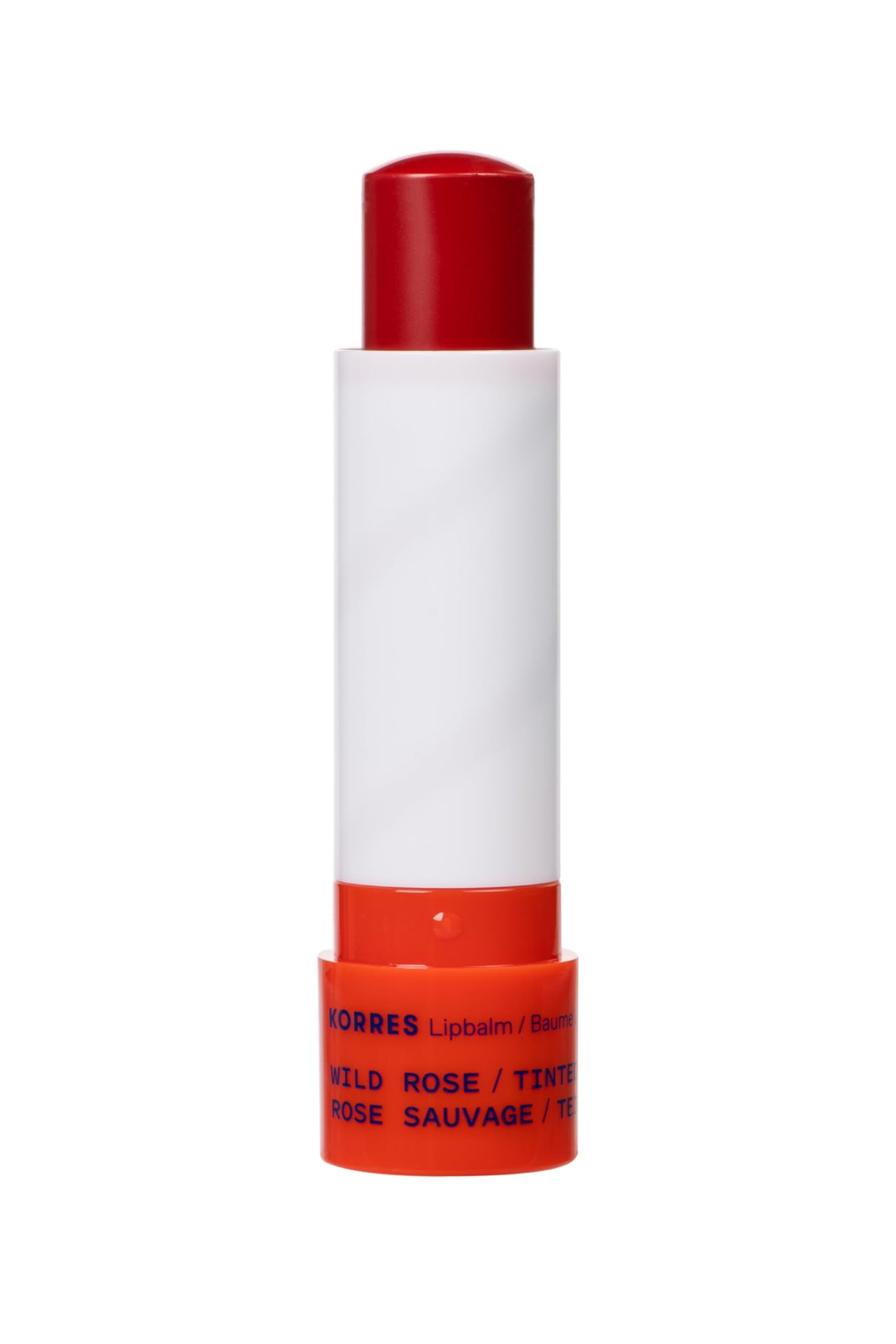 KORRES Lip Butter Stick Wild Rose Tinted Hydrating Lip Balm with Greek Hypericum Balsam Oil, Moisturizing & Subtle Tint for Soft Lips, Lip Care Beauty and Personal Care KORRES