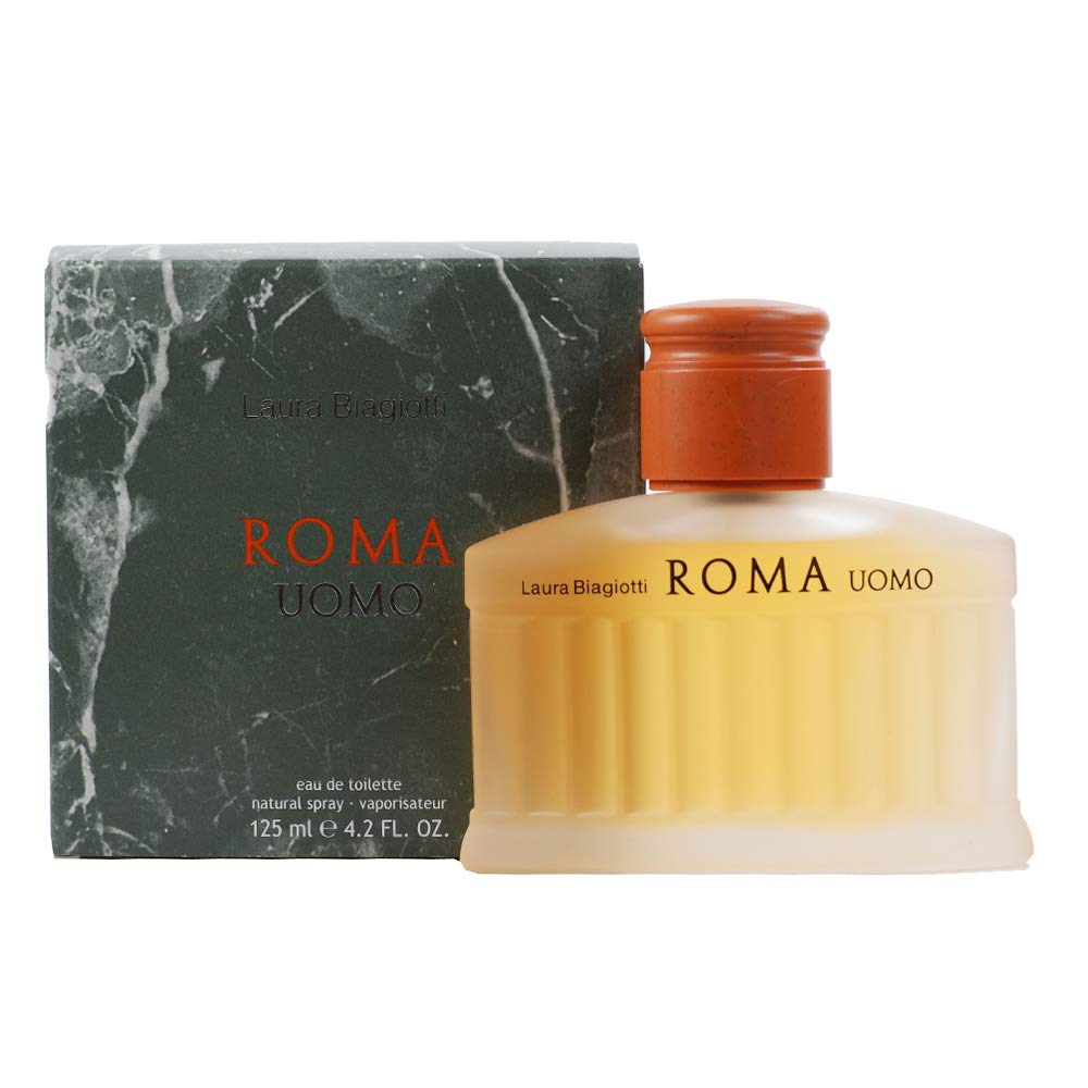 Laura Biagiotti Roma for Men - Classic and Elegant Scent - Opens with Grapefruit, Bergamot and Basil - Reveals Your Seductive and Masculine Side Beauty & Personal Care Laura Biagiotti
