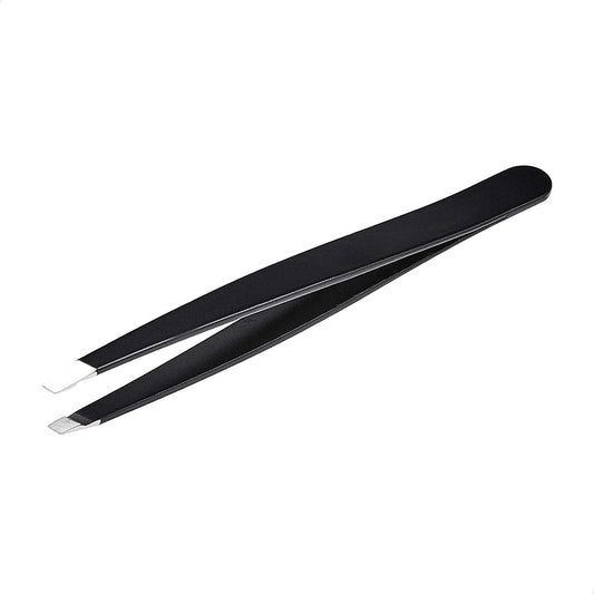 Amazon Basics Slant Tip Tweezer - Professional Stainless Steel Tweezer for Effective Hair Removal, Ideal for Daily Beauty Regimen, with Travel Case Beauty & Personal Care Amazon Basics