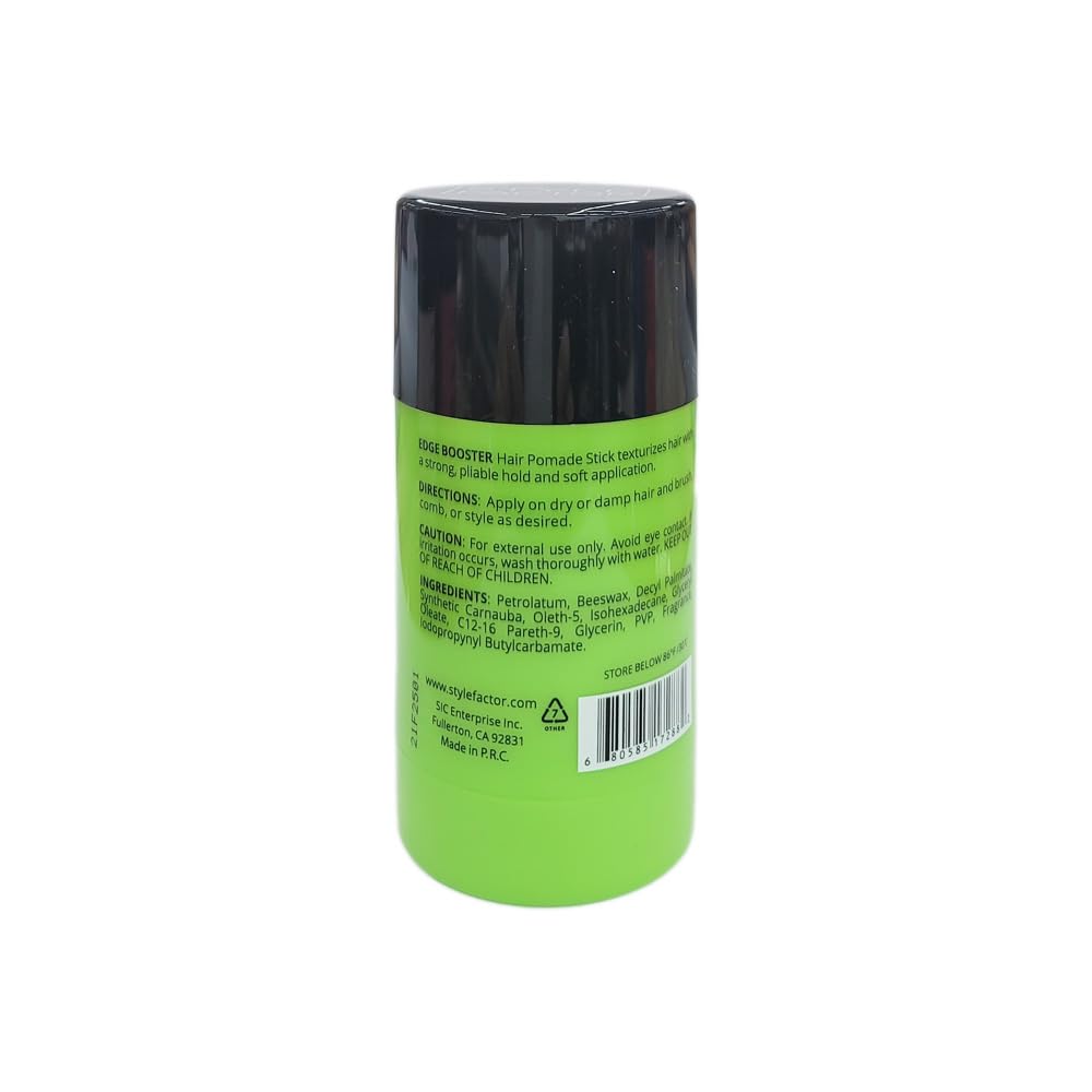 Style Factor Edge Booster Hair Pomade Stick Strong Hold 2.36 oz (SUGAR MELON) Beauty & Personal Care Style Factor