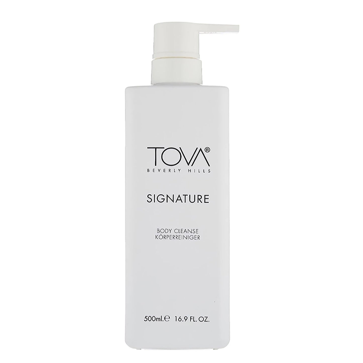 Tova Signature Body Cleanse with Pump - Moisturizing Fresh & Floral Shower Gel for Women - Cornflower Sea Fennel - USA-Made & Cruelty-Free - 16.9 fl Beauty & Personal Care Tova