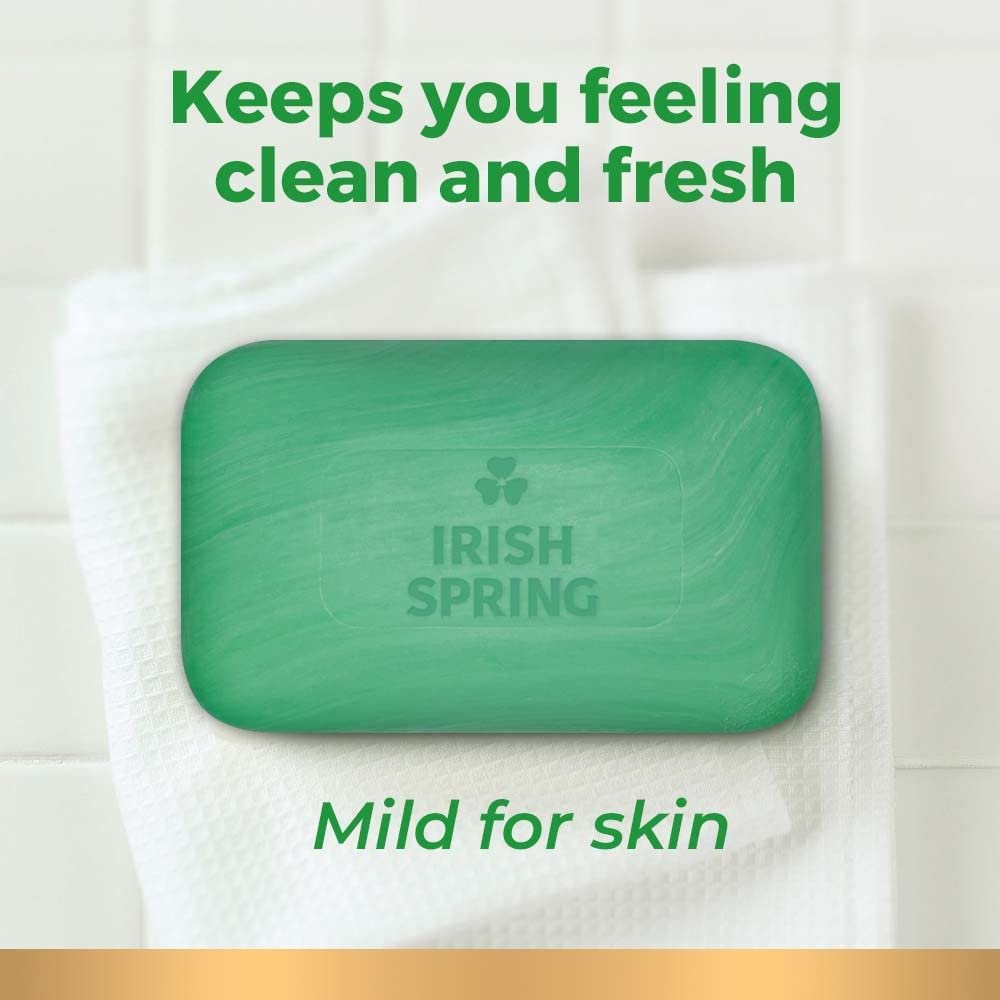 Irish Spring Icyblast Cool Refreshment Deodorant Soap Unisex Soap 8 Count (0737052216546) Beauty & Personal Care Irish Spring