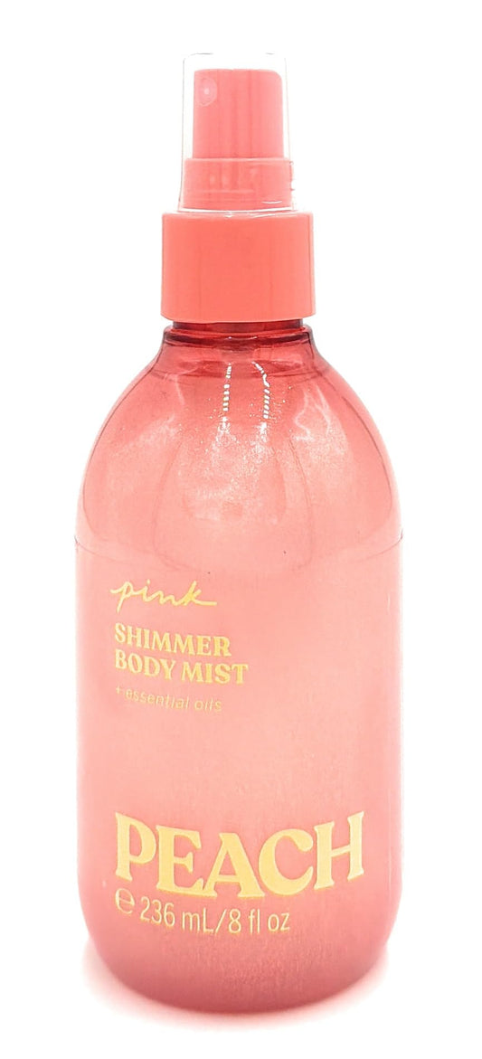 Victoria's Secret Pink Peach Shimmer Body Mist 8 Fl Oz