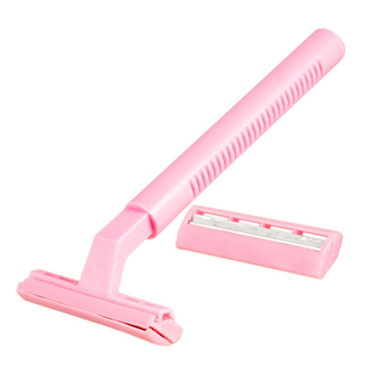 Ruilogod Woman Plastic Handle Body Armpit Hair Remover Trimmer Shaver Pink 2 Pcs (id: 4ab 7c6 e99 388 0db Beauty and Personal Care Ruilogod