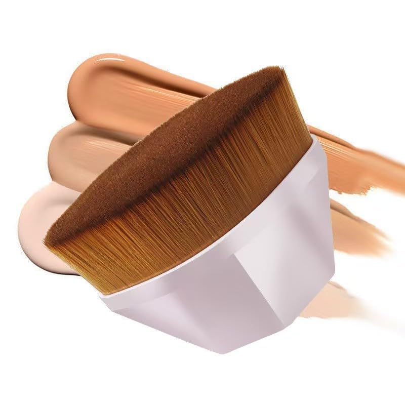 JOSALINAS Foundation Makeup Brush Fast Flawless Application Blusher Liquid Cream Powder Cosmetic Body Blending Tool, Pink Beauty & Personal Care JOSALINAS