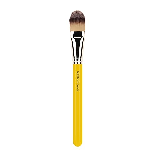 Bdellium Tools Professional Makeup Brush - Studio Series 948 Foundation - With Soft Synthetic Fibers, For Foundation & Concealing (Yellow, 1pc) Beauty & Personal Care BDELLIUM TOOLS