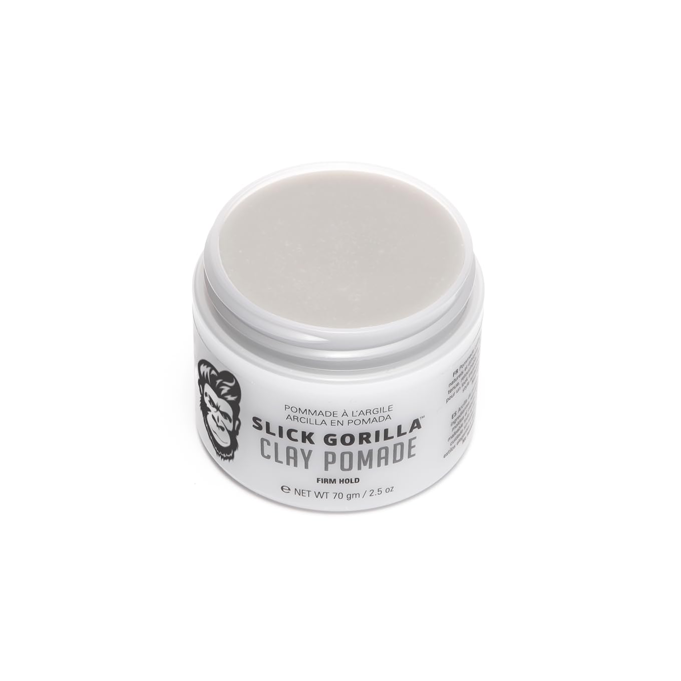 Slick Gorilla Clay Pomade for Men, 2.5 oz (75 ml), Firm Hold Hair Clay with Natural Matte Finish, Non-Greasy Men’s Hair Pomade for Textured, Wavy Beauty & Personal Care Slick Gorilla