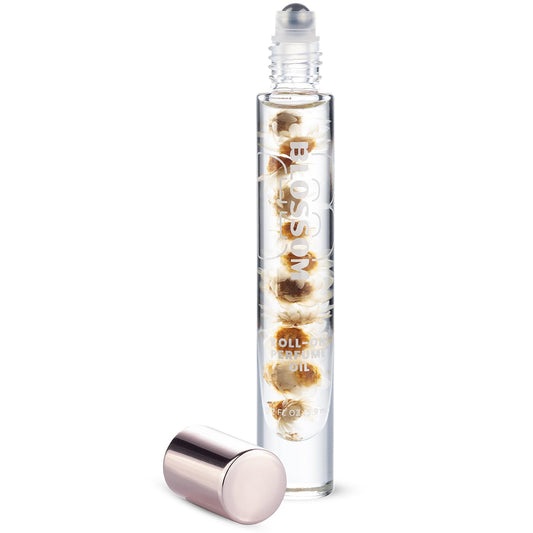 Blossom Roll on Perfume for Women Alcohol Free Gourmand Rollerball Perfume Oil with Essential Oils, Infused with Real Flowers, Made in USA, 0.20oz Beauty & Personal Care Blossom