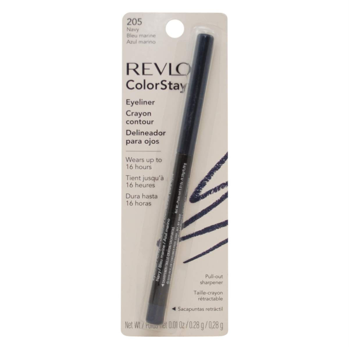 ColorStay Eyeliner Pencil #205 Navy by Revlon for Unisex 0.01 oz Eyeliner Pencil Beauty & Personal Care REVLON