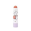 The Crème Shop BT21 Lip + Cheek Chic Stick | Tinted Essence Stick (Enriched with Hyaluronic Acid & Vitamin E) - Peach Fluff (RJ) Beauty & Personal Care The Crème Shop