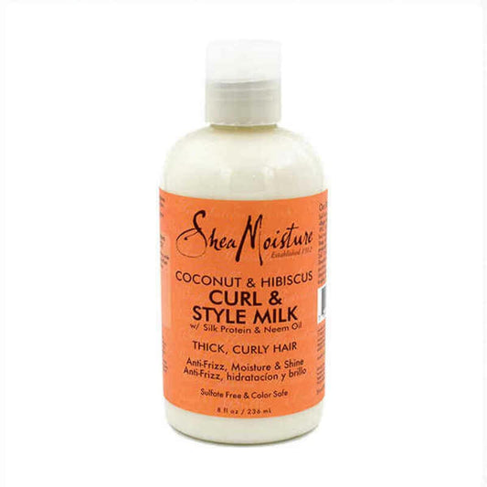 Shea Moisture Coconut & Hibiscus Curl & Style Milk, 8 Ounce Beauty & Personal Care Shea Moisture