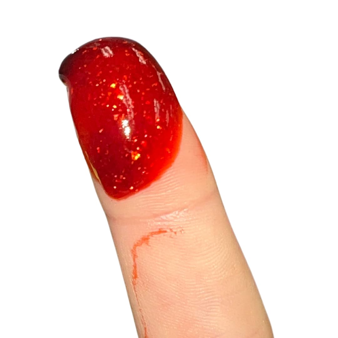 Sparkling Red Glitter Fake Blood - 1 oz | Realistic Halloween Costume Makeup for Gory Effects and Special Effects, Beauty in Glitter Infused Halloween Beauty & Personal Care Liquid Latex Fashions