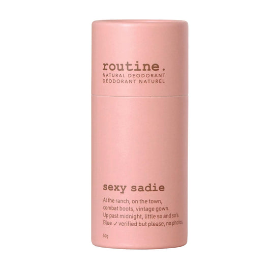 Routine. Natural Deodorant Sexy Sadie Deo Stick - 50 grams Natural Deodorant Aluminum Free Natural Deodorant For Women & Men - (Stick Formula) Beauty and Personal Care Routine