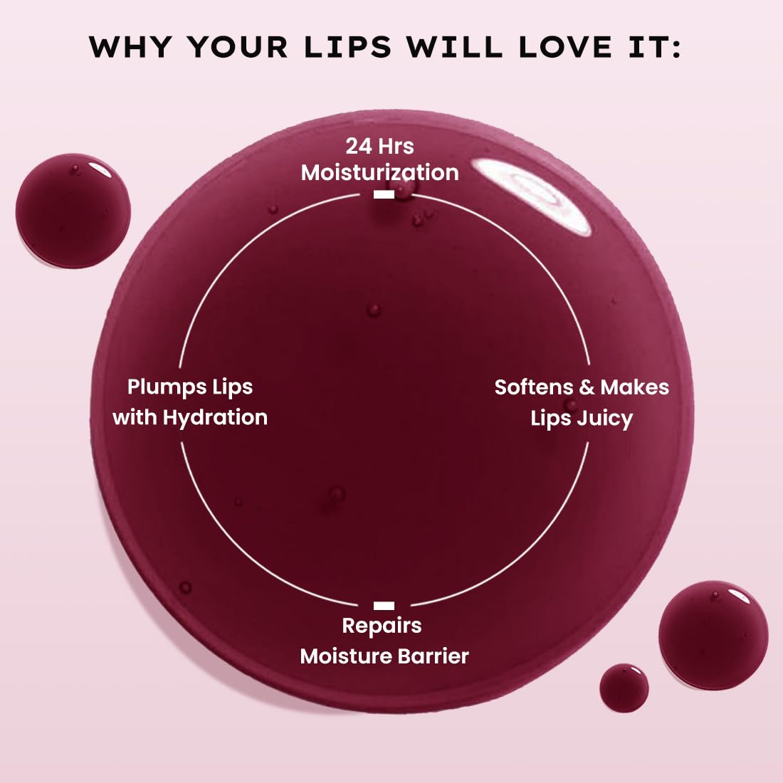 Hyphen Tinted Lip Balm - Brightens & Reduces Dark Lips & Pigmentation - 1% Vitamin E, Peptide & 2% Squalane - Winter Lip Care - 24H Moisturization Beauty and Personal Care Hyphen