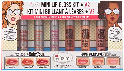 theBalm Hydrating Mini Lip Gloss 6-Piece Set Beauty & Personal Care theBalm