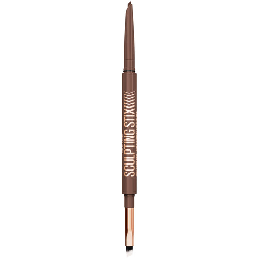 MAYBELLINE Sculpting Stix 2-in-1 Eyeliner, Dual Ended Brown Eye Liner With Up to 24HR Wear, Smudge and Sweat-Resistant Eye Makeup Formula, Mocha