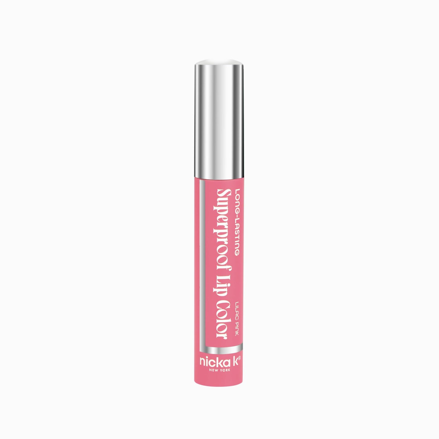 NICKA K NEW YORK Superproof Long-Lasting Lip Color, High Performance, Full Pigment, Glossy Finish (Lilac Pink) Beauty & Personal Care NICKA K NEW YORK