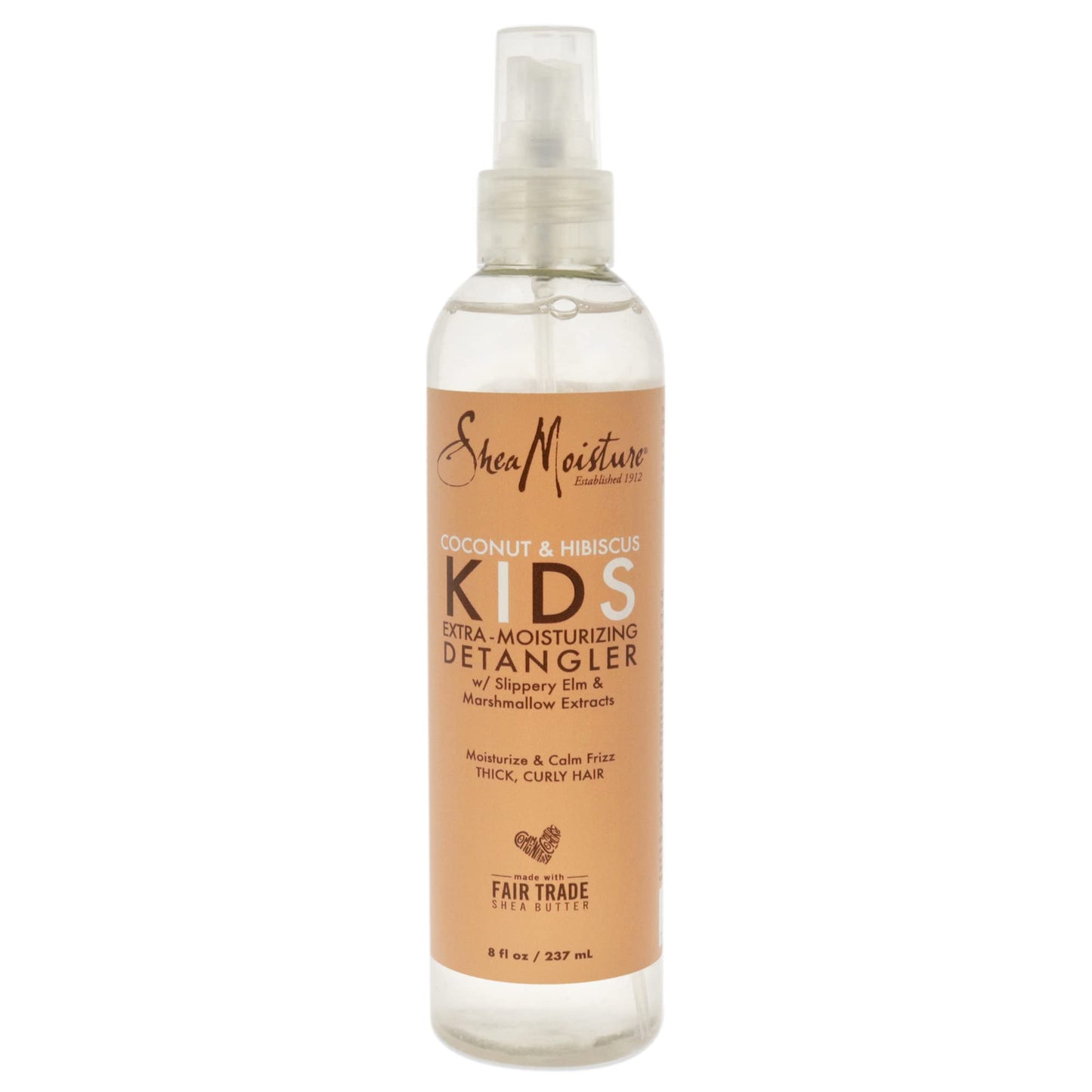 SheaMoisture Kids Extra Moisturizing Detangler Coconut & Hibiscus for Curly Hair Shea Butter Hair Care Product 8 oz Beauty & Personal Care SheaMoisture