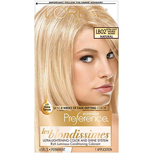 L'Oreal Superior Preference Les Blondissimes, LB02 Extra Light Natural Blonde (Natural) 1 ea (Pack of 5) Beauty & Personal Care L'Oreal Paris